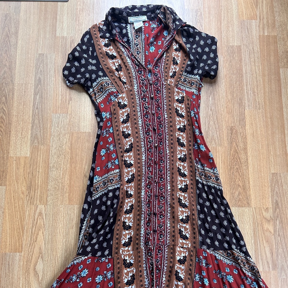 Flying Tomato printed midi dress